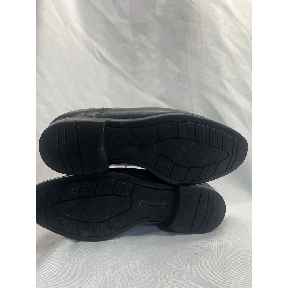 Florsheim Mens Midtown Black Cap Toe Oxford Dress Shoes Sz 11.5